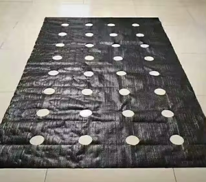 Toile <span class=keywords><strong>géotextile</strong></span> noire en PP tissé pour le contrôle des adventices, économique, pour couverture du sol et barrière anti-herbe - Product Image 3