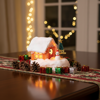 Kit de jouets à assembler Optic STEM Set Maison de neige de Noël avec lumière pour enfants Décoration de la maison