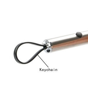Pocket Stainless Steel 395nm <strong>UV</strong> <strong>Flashlight</strong> Mini Portable Black Light Ultraviolet Keychain Light for Money Detection - Product Image 3