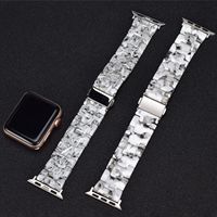 Bracelet de montre en résine imperméable à 3 perles pour Apple Watch 49 mm, bracelet de remplacement universel