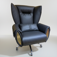 Chaise de Direction Luxe Équipée de Fonctions Électriques Multiples avec Support Ultra-Résistant pour les Jambes, Idéale pour les Bureaux à Domicile des Cadres Dirigeants