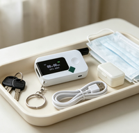 Airsense K1 CE RoHS Sensor Sel Bahan Bakar Presisi Tinggi Layar LCD Alkohol Breathalyzer Pengisian Daya USB Type-C Waktu Respons 5 detik