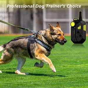 Collar de entrenamiento para perros antiladridos remoto de 900m con vibración de descarga eléctrica y control de sonido entrenador electrónico recargable para mascotas - Product Image 2