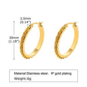 ต่างหูแฟชั่นทรงหยดน้ำ วัสดุสแตนเลสอย่างดี สำหรับผู้หญิง - Product Image 4