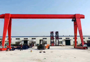 Grúa pórtico monoviga para centro logístico, manipulador de contenedores y carga, 10t, 16t, 32t, grúa pórtico rodante sobre rieles - Product Image 4