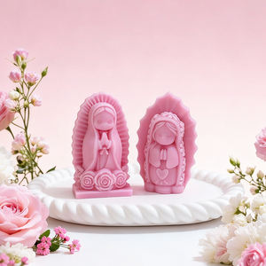 Moldes de silicona para velas de aromaterapia Angel, figuras de yeso DIY de niño/niña para oración, venta al por mayor transfronteriza - Product Image 5