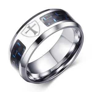 China Wholesale New And Original Black Hiphop Rings Stainless Steel Rock Rings Custom Made