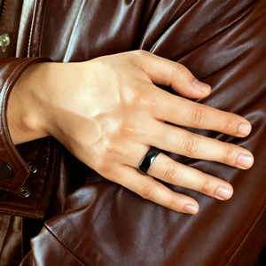 2/4/6/8Mm Đen Tungsten Nhẫn Cho Nam Giới Cổ Điển Biểu Tượng Tùy Chỉnh Đồ Trang Sức Cao Đánh Bóng Vài Đám Cưới Ban Nhạc Không Thấm Nước - Product Image 6