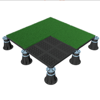 Hoshow Support de sol réglable avec module de pose au sol, support de plancher surélevé pour carreaux de pierre de plusieurs tailles et pavés extérieurs