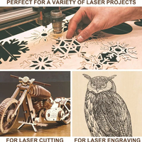 Plaques de bois de tilleul de 3 mm personnalisables découpées au laser pour l'artisanat DIY, la fabrication de maquettes, les boîtes en bois, les enseignes murales - Livraison directe