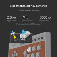 PXN X8 Arcade Fight Stick Mixbox Style, Controlador de Arcade para PC/Android/PS3/PS4/Switch/Xbox One/Series