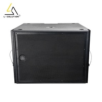 L-solution HDL18-A 18 İnç Metal Subwoofer Güç Amplifikatörü Pasif 1000W/2000W 4 Kanallı Stereo 30Hz-140Hz Frekans Tepkisi