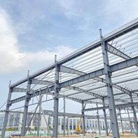 Atelier/Entrepôt en structure métallique légère pré-assemblée : Moins de main-d'œuvre nécessaires pour l'installation sur site