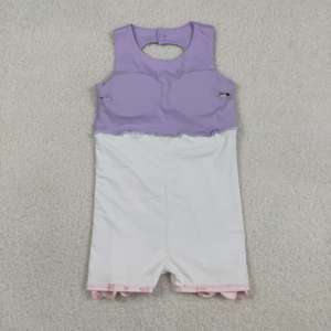 RTS Children's Little Girls Casual Bows Floral Scallop Edge Ruffles Cute Play Tennis Yoga Sports Dress Shorts Lined <b>Clothes</b> - Product Image 6