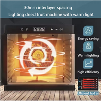 Déshydrateur alimentaire multifonctionnel électrique intelligent à 8 couches avec commande tactile en acier inoxydable 700W 70°C pour viande et fruits