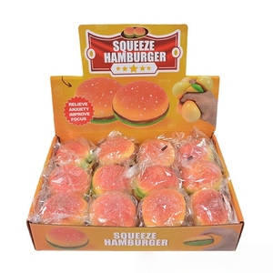 Juguete Antiestrés de Hamburguesa, Bola de Descompresión Suave, Regalo para Niños y Adultos - Product Image 6