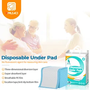 Volw assen Ouderen Wegwerp Ziekenhuis Onder legger Inkontinenz Zware Absorber ende Urin Bett Voor Onder Pad Vel Gratis Monster