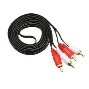 Cable de audio 2RCA, conector RCA dual macho a hembra, cable de cobre para conexión de altavoz, amplificador y TV - Product Image 2