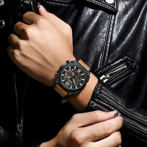 Reloj de Pulsera CURREN 8398 de Lujo para Hombre, Cronógrafo de Cuarzo, Luminoso, a la Moda, con Correa de Silicona, Fecha Automática - Product Image 6