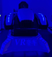 Simulateur de course VR 9D en intérieur et console de jeu de conduite de parc d'attractions avec cadre en acier pour utilisation dans les centres commerciaux