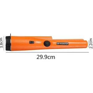 GP-POINTER <b>Handheld</b> Metal Detector Orange 360 Degree Detection With Pinpointing Tip For Treasure Hunting Security <b>Scanner</b> - Product Image 4