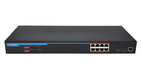 Switch Jaringan PoE Desktop 8-Port 2.5G Tanpa Manajemen 96W Kapasitas 40G Bersertifikasi CE/FCC Garansi 2 Tahun