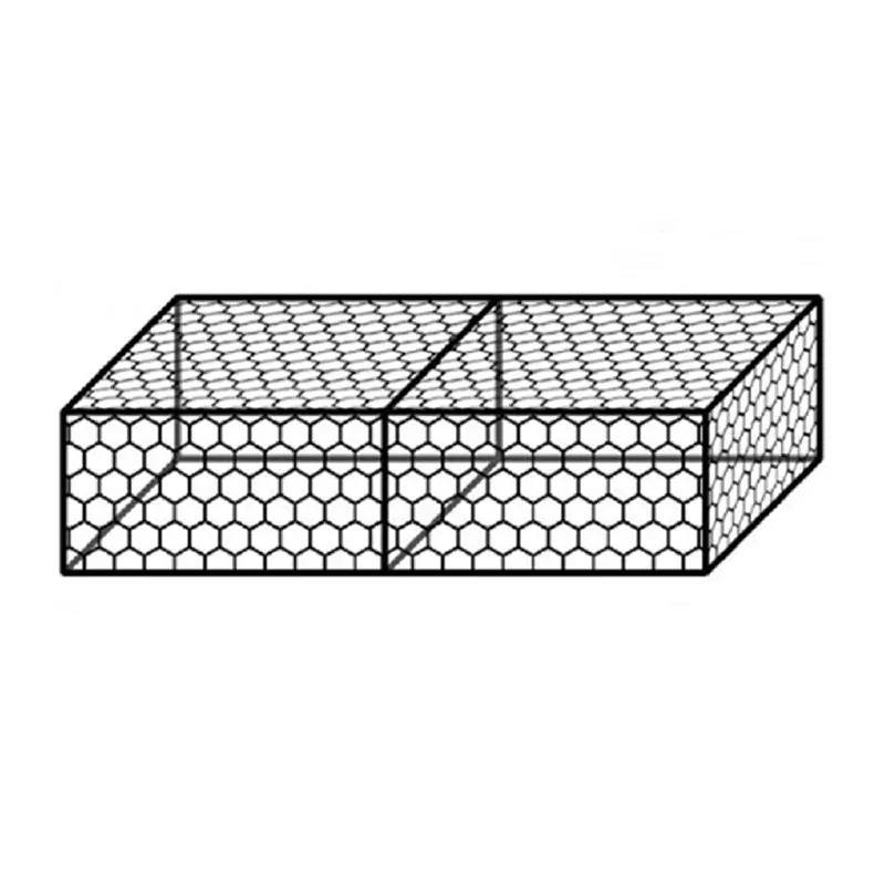 Offre Spéciale cage hexagonale de pierre de boîte de gabion d'écran fort 1m x 1m x 0.5m fournisseur d'usine