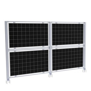 Solution solaire photovoltaïque monocristalline AgriSolar AHONY PERC pour fermes et pâturages extérieurs - Résistante aux intempéries, faible entretien, résistante à la neige, rigide - Product Image 3