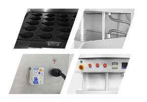 Machine à mouler électrique pour biscuits, thé, cône, <span class=keywords><strong>boulanger</strong></span>, gaufrier, presse à tarte, tasse à café comestible - Product Image 3