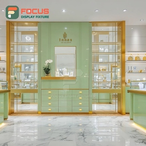 Vitrine de luxe pour bijoux d'aéroport, surface polie, vitrine pour bijouterie - Product Image 1