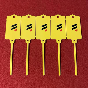 Waterproof vinyl repair shop tags <b>Custom</b> logo plastic labels Tamper-proof <b>key</b> tags Auto repair shop supplies - Product Image 3
