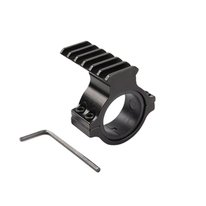 Adaptateur de montage de lunette tactique étanche en aluminium de haute qualité 25,4 mm/30 mm, 6 fentes, 20 mm, noir, accessoires de chasse - Product Image 4