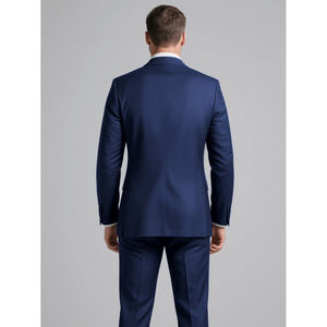 3PCS Classic <b>Men's</b> Suit Office <b>Wedding</b> <b>Formal</b> <b>Attire</b> Premium Polyester Blend Comfortable & Durable <b>Men's</b> Suits - Product Image 1