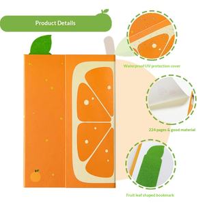 Cuaderno de la Serie Frutas con Tapa Magnética, Papelería, Cuaderno de Escritura y Dibujo, Diseño Lindo de Frutas, Alta Apariencia, Creatividad Cultural - Product Image 3