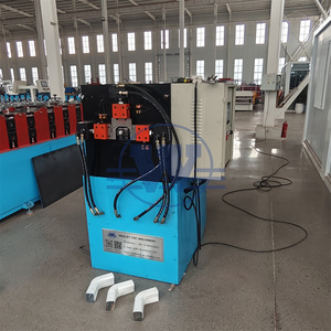 เครื่องขึ้นรูปท่อน้ำฝนหลังคาเย็นแบบอัตโนมัติ CNC เครื่องขึ้นรูปรางน้ำฝนและข้อต่อโค้ง - Product Image 4