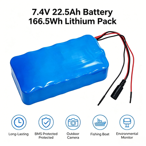 Grosir Baterai <span class=keywords><strong>Lithium</strong></span> <span class=keywords><strong>Li</strong></span> <span class=keywords><strong>Ion</strong></span> AJENERGY 7.4V 22.5Ah Tahan Lama Dilengkapi BMS Proteksi Garansi 12 Bulan Baterai 800 Siklus - Product Image 1