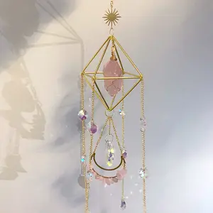 Wholesale High Quality Natural Crystal Sun Catcher Crystal Sun Catchers Hanging Suncatche For Decoration
