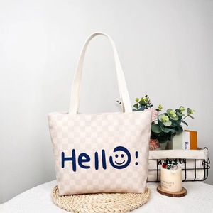 Borsa Tote in Tela Spessa Stampata Fronte-Retro di Medie Dimensioni LUMINOVA, Versatile con Cerniera, per Shopping e Uscite - Product Image 2