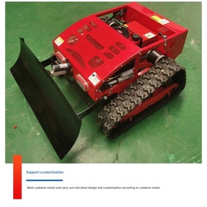 Machine de désherbage sur chenilles à commande à distance, alimentée à l'énergie solaire, solution durable pour les opérations à grande échelle - Product Image 6