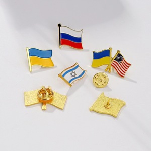 Épingles en émail doux, badges, épingles d'amitié entre les nations, épingles de drapeau, broches en métal - Product Image 4