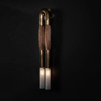 Lampe murale moderne minimaliste en crin de cheval, fabriquée en Chine, lampe murale pour couloir d'hôtel, balcon, lampe suspendue créative pour restaurant
