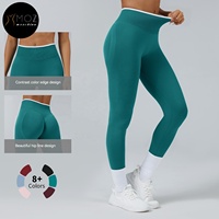 Taille haute solide ventre contrôle Yoga Leggings sans couture pleine longueur pantalons de gymnastique femmes grande taille haute qualité entraînement course