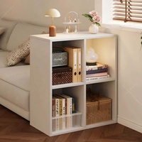 Armoire de rangement commerciale moderne et minimaliste en contreplaqué, réglable en hauteur, avec tiroirs verrouillables, multifonctionnelle pour l'école, la maison et le bureau