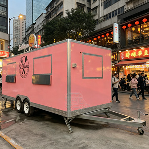 Pizza Trailer Outdoor Dessert Food Truck CE Certified Coffee Snack <b>Cart</b> - Product Image 2