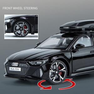 Modellino <span class=keywords><strong>Auto</strong></span> in Lega Pressofusa 1/32 <span class=keywords><strong>RS6</strong></span> con Suoni, Luci e Porte Apribili - Regalo per Ragazzi e Adulti - Product Image 5