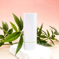 Flacon cosmétique blanc vide sans air 30 ml, flacons en plastique carrés avec pompe à lotion