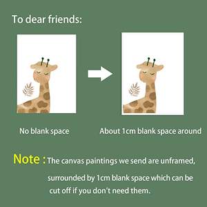 Dipinti di arte della parete Wall art colorato minimalista Baby Nursery Sun Room poster estetici pittura con stampa di elefanti neutri - Product Image 3