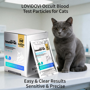 Lovidovi Kit de Autodiagnóstico de Sangre Oculta en Orina de Gato, 10 Unidades (10g/unidad), Detección Temprana del Tracto Urinario, Marca Privada OEM - Product Image 1