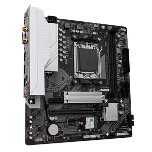 เมนบอร์ดไมโคร-ATX สำหรับเล่นเกม GIGA-BYTE B650M ช่องเสียบ <span class=keywords><strong>AMD</strong></span> AM5รองรับโปรเซสเซอร์ <span class=keywords><strong>Ryzen</strong></span> 7 8 <span class=keywords><strong>9</strong></span> Series เมนบอร์ดสำหรับเล่นเกม - Product Image 2