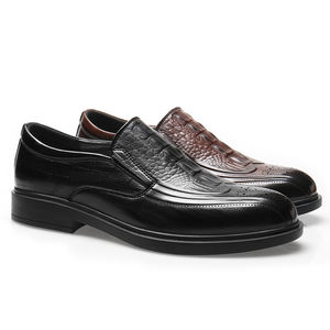 รองเท้าอ็อกซ์ฟอร์ดผู้ชายแบบสวม รุ่นฮิตปี 2024 รองเท้าแต่งงาน รองเท้าทำงาน ฤดูใบไม้ร่วง กันน้ำ รองรับอุ้งเท้า - Product Image 1